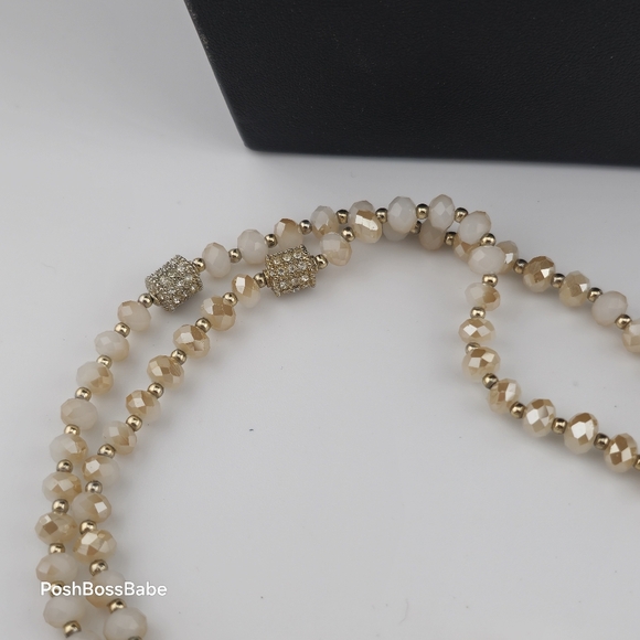 Handmade Crazy Lace Agate Pendant Necklace - Gold Accents, Natural Stone, 30" - Picture 11 of 16